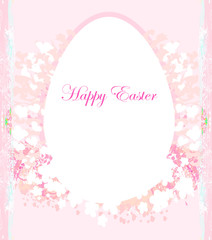 Fototapeta na wymiar Easter Egg On Grunge Background