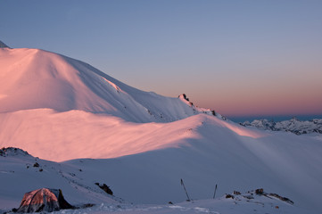 Эльбрус на рассвете