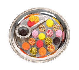 assortment of fruit jelly candy-colored all sorts