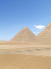 Fototapeta na wymiar Cairo, Egypt. Pyramids view.