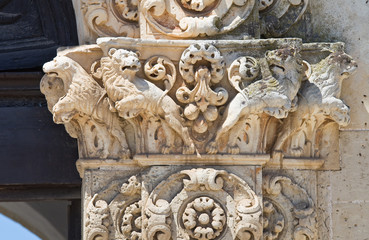 Town hall. Sternatia. Puglia. Italy.