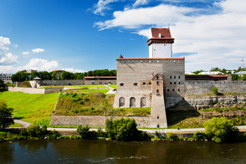 View of Narva Castle - obrazy, fototapety, plakaty