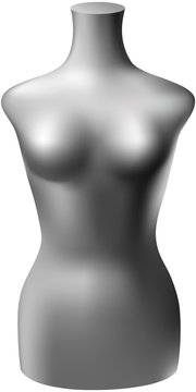 Elegant gray mannequin