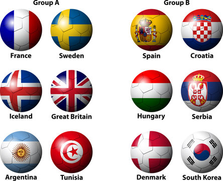 The London 2012 Handball draw men