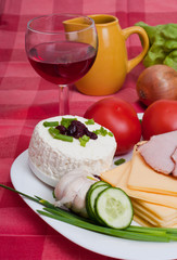 Polish cheese twarog