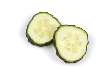 sliced ​​cucumber