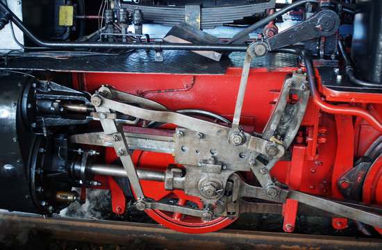 vintage Steam train detail