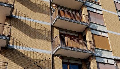 Fototapeta premium building damaged