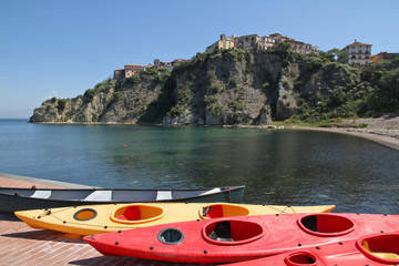 Kayaks and Historic Old Town of Agropoli