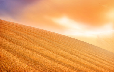 Fototapeta premium desert sunset