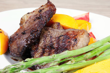 meat food : grilled red beef fillet