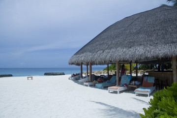 Tropical Maldives resort