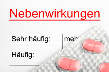 Datailaufnahme Nebenwirkungen