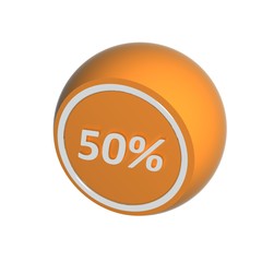 50% icon