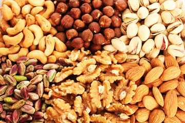 Nuts background