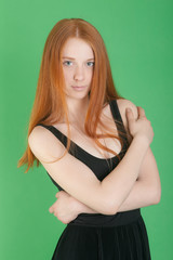 girl with red hair