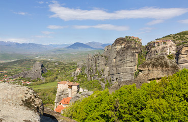 Fototapeta premium View of the Meteora monasteries, Thessaly, Greece