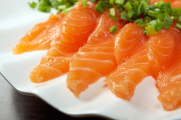 Salmon seshimi