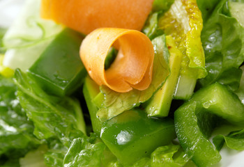 Healthy vegetable salad.
