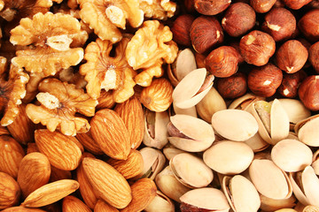 Nuts background