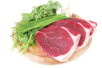 fresh raw beef fillet