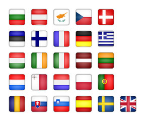 set of EU flag