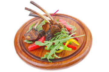 main portion : grilled ribs