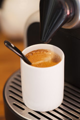 Tasse à café et cuillère