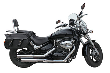 Fototapeta premium Black Motorbike