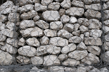 gabions dry stone wall