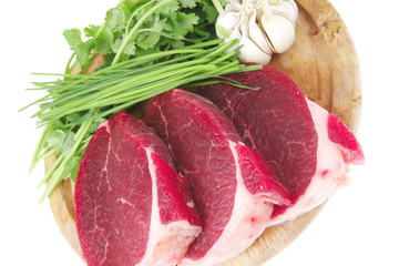 raw meat : fresh beef