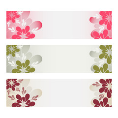 Flower banners