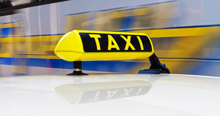 Taxischild in Hamburg