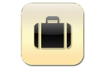 Botón maleta oro