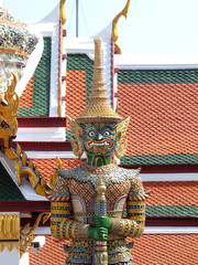 Fototapeta premium Thai Demon in Grand Palace , Bangkok Thailand