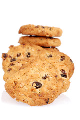 Macro oatmeal raisin cookies