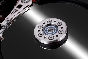 hard drive isolated on white