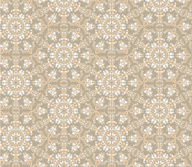 seamless  floral mosaic pattern background