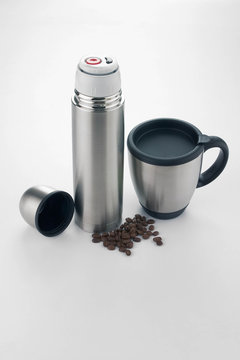 Thermos and coffee mug