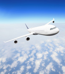 Airplane at fly