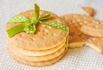 Cookies with ribbon