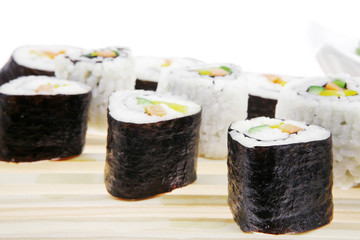 Maki rolls on grid