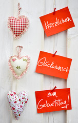 Herzlichen Glückwunsch zum Geburtstag hochformat