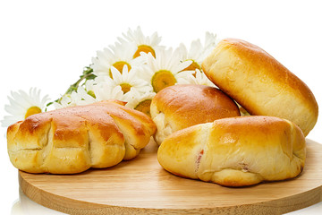 Baked goods and daisies