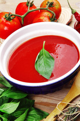 fresh diet tomato soup
