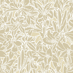 Бесшовный цветочный паттерн