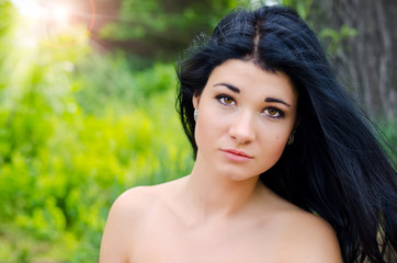 Fototapeta premium portrait of attractive woman