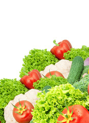 Assorted fresh vegetables