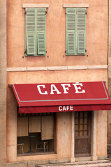 Fototapeta na wymiar French cafe