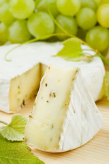 cheese and grapes